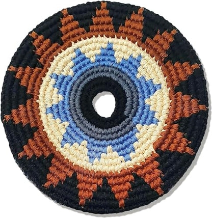 Buena Onda Indoor Flying Disc - 7'' Flexible Sport Disc for Indoor and Outdoor Play - Amazing Handmade Quality from Guatamala - Pocket Discs are Played in Over 20 Family Fun Games - style: Banda