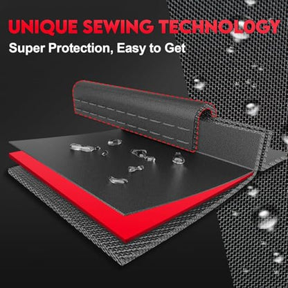 Zettum Pool Table Cover - 7/8/9 Feet Billiard Table Covers, 600D Waterproof & Heavy Duty Covers for Billiard Pool Table, Scratch-Proof UV Protection Snooker Furniture Table Cover - 7 Feet - size: 7FT - 92"L x 52"W x 8“H