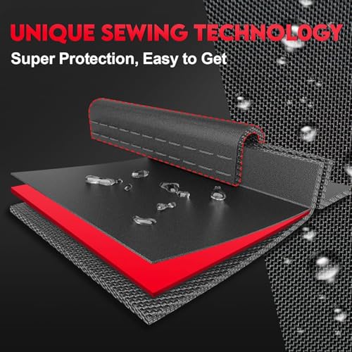 Zettum Pool Table Cover - 7/8/9 Feet Billiard Table Covers, 600D Waterproof & Heavy Duty Covers for Billiard Pool Table, Scratch-Proof UV Protection Snooker Furniture Table Cover - 7 Feet - size: 7FT - 92"L x 52"W x 8“H
