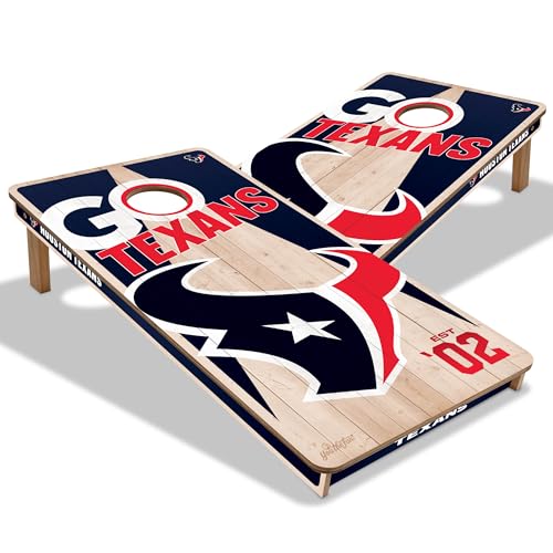 YouTheFan NFL 2’ x 4’ Professional Wood Cornhole Game