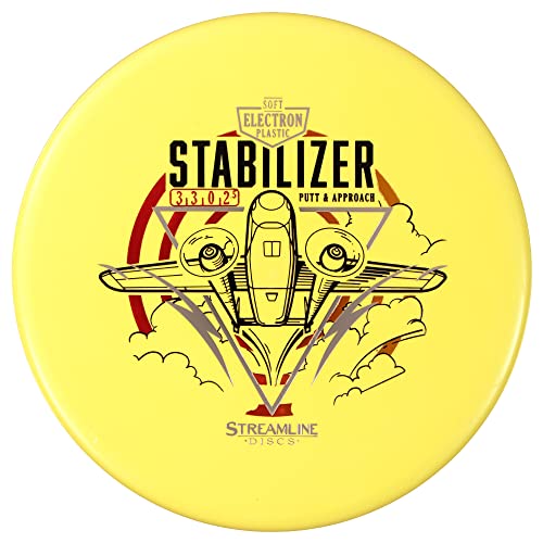 Streamline Discs Electron Stabilizer Disc Golf Putter (Choose Your Firmness/Colors May Vary) - size: 170-175g, style: Soft