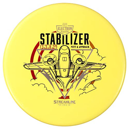 Streamline Discs Electron Stabilizer Disc Golf Putter (Choose Your Firmness/Colors May Vary) - size: 165-170g, style: Soft