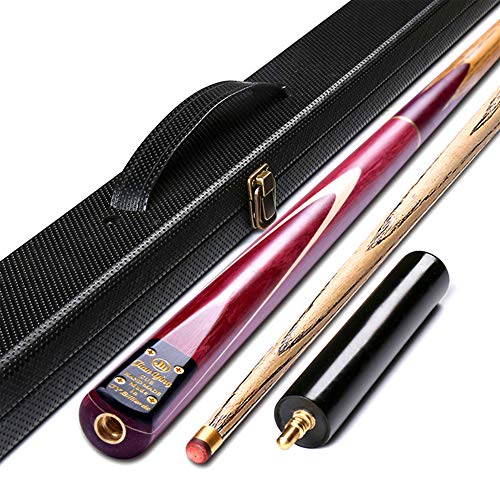 KS TOOLS HIOD English Snooker Cue with 10mm Cue Tips Handmade Billiard Cue 145cm 19oz,