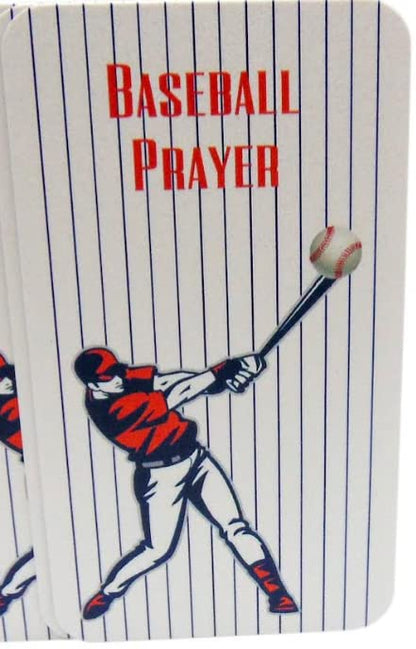 Westmon Works Baseball Prayer Holy Card Set for Catholic School Players Bulk Team Sized Pack Wallet Size Cards, Set of 10