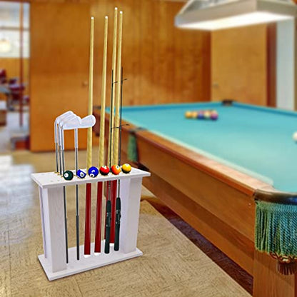 Club Organizer Holder Billiards & Pool Cue Rack, Corner Billiards Stick Display Stand Cues & Ball, Pool Sticks (style 2) - style: style 2