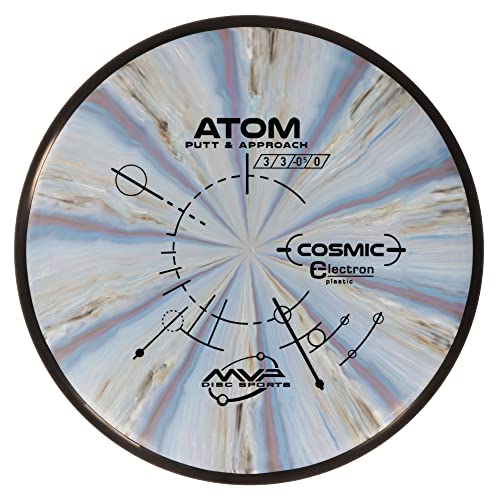 MVP Disc Sports Cosmic Electron Atom Disc Golf Putter (Choose Your Firmness/Colors May Vary) - size: 170-175g, style: Medium