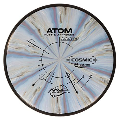 MVP Disc Sports Cosmic Electron Atom Disc Golf Putter (Choose Your Firmness/Colors May Vary) - size: 170-175g, style: Medium