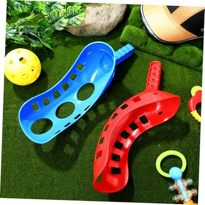 Toddmomy 3pcs Scoop Toss Ball Set for Boys and Girls Outdoor Games Beach Ball for Family Interaction Coordination Skills