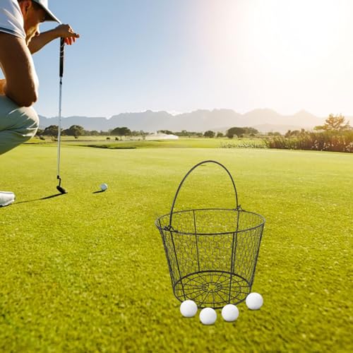 Abaodam Golf Basket Portable Golf Container Pressure Resistant Design for Outdoor Sports Easy Storage and Carrying for Driving Range
