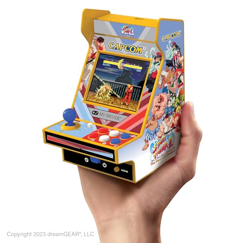 My Arcade Super Street Fighter II Nano Player Pro: Retro Gaming, 2 Games in 1, 4.8" Video Game Collectible - style: Street Fighter