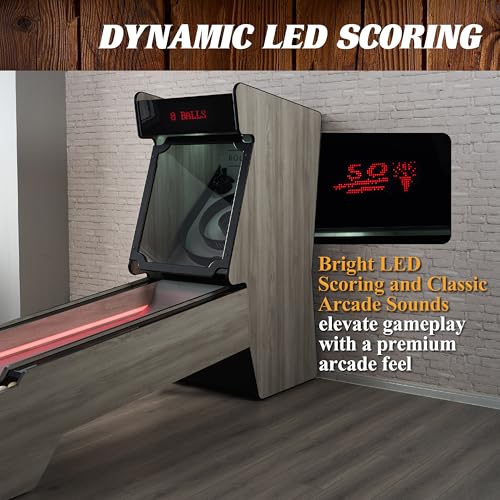Barrington Roll and Score Multiple Styles Roll & Score Classic Arcade Game Collection, Durable & Stylish Designs with Game Balls, Perfect for Family Game Rooms - style: 10 Ft Premium