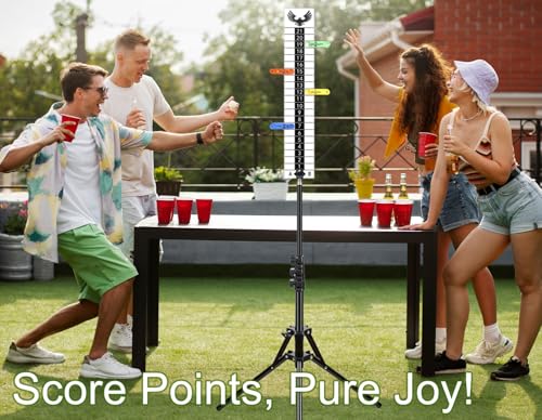 Scoreboard with Eagle Graphic, Being Collapsible & Sturdy Corn Hole Scoreboard Stand, Very Portable and Easy to Set up, Score Keeper for Yard Games, Tailgate Parties