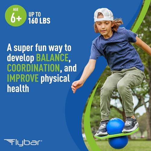 Flybar LED Pogo Trick Ball for Kids Balance Bounce Board w/Anti-Slip Deck - color: Dino