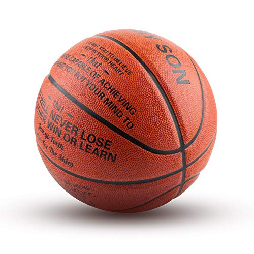 KAAYEE Engraved Basketball for Grandson, Engraved Basketball for Son from Mom Dad, Personalized 29.5" Basketballs Gifts, Custom Christmas Birthday Graduation Back to School Gift for Son from Mom Dad - color: Mom to Son