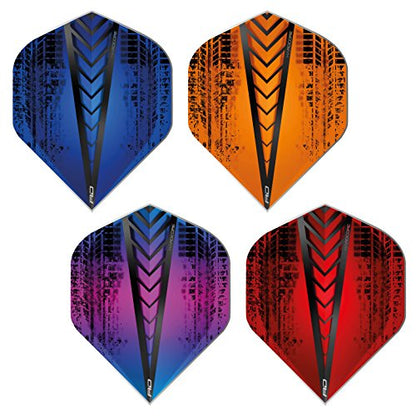 RED DRAGON Hardcore Selection Pack Extra Thick Standard Dart Flights - color: Treads