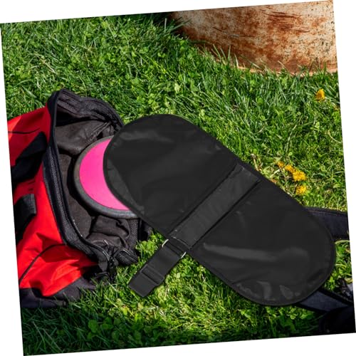 BESPORTBLE Sports Discus Bag Discus Organizer for Athletes Spacious Handheld Storage Portable and Reusable Pouch for Events Black