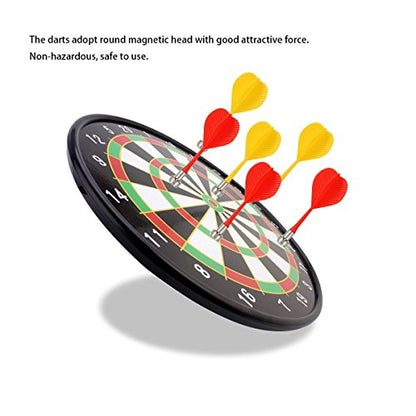 Magnetic Darts, Replacement Plastic Dart Game Safety Darts - color: Red Yellow