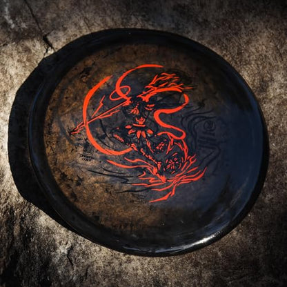 Yikun Disc Golf| Pro Worlds 2025 Limited Edition | | Fairway-Distance Hybrid Disc | Max 100m+ Flights for All Skill Levels | Late-Turn Glide & Reliable Fade | PDGA Approved 170-176g - color: black