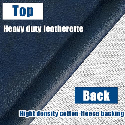 8FT (100"L x 56"W x 8"H) Heavy Duty Leatherette Pool Table Cover – Waterproof, Scratch-Resistant, All-Season Protection for Indoor/Outdoor Use – Red/Dark Blue