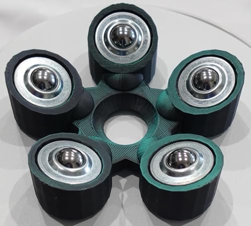 Bowling Ball Spinner - color: Green and Black