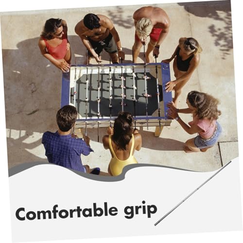 2Pcs Foosball Table Operation Poles Table Soccer Machine Rods for Teens and Adults Comfortable Grip for Enhanced Gameplay Easy Setup Compatible with Various Table