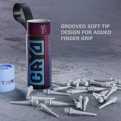 Target Darts Cryo Soft Tip Point Multipack Set of 30 Tips, White/Black | Pack of Tips, Professional Dart Accessories, Plastic Spare Replacement Points, 2BA Thread - color: White