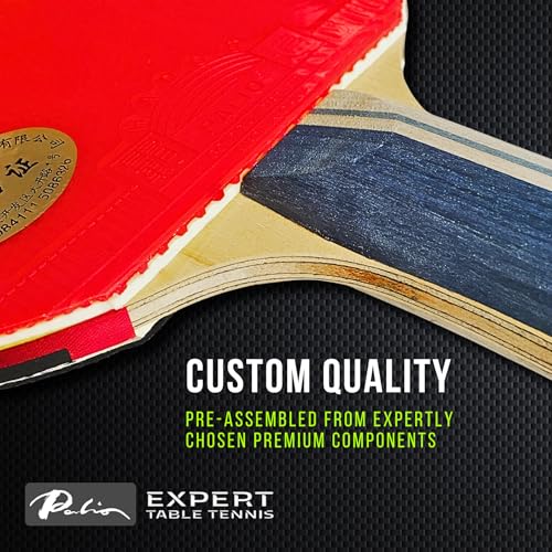Palio Legend 2.0 Table Tennis Racket & Case | ITTF-Approved Advanced Ping Pong Paddle | Maximum Power, Speed & Spin