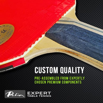 Palio Legend 2.0 Table Tennis Racket & Case | ITTF-Approved Advanced Ping Pong Paddle | Maximum Power, Speed & Spin