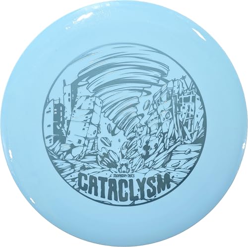 DOOMSDAY DISCS Cataclysm Disc Golf Advanced Distance Driver in Survival Plastic - color: Blue