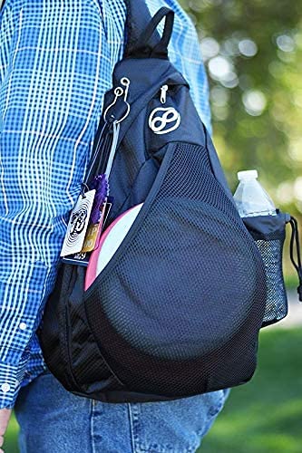 Disc Golf Backpack Slinger Bag | 6-12 Discs | Multiple Colors - color: Gray