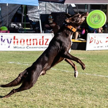 Hyperflite K-10 Jawz Puncture Resistant Dog Flying Disc, Medium-Large | Puncture Resistant, Competition Approved | 8.75-inch, 150g | Medium & Large Dogs | Yellow - color: Yellow