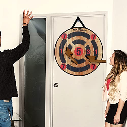Foam Axe Throwing Game Indoor&Outdoor Target Game,Includes Two Foam Axes, One 26” Easy Fold Target and A Carry Bag