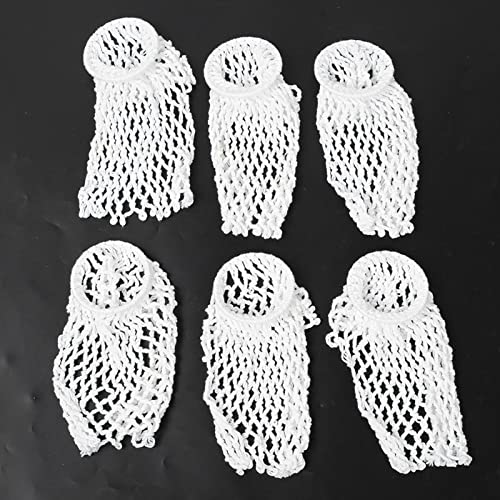 6 Pcs Billiards Table Slide Track with Net Bags, Billiards Table Accessories, Height and Length for 8 and Chinese Billiard Tables, Galvanized Metal