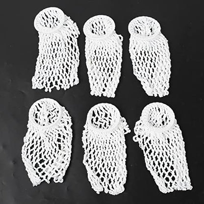 6 Pcs Billiards Table Slide Track with Net Bags, Billiards Table Accessories, Height and Length for 8 and Chinese Billiard Tables, Galvanized Metal
