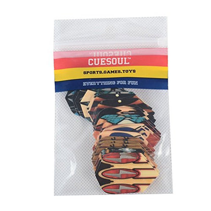 CUESOUL 10/15 Set Unique Design Slim Dart Flights Wholesale for Steel Tip Dart and Soft Tip Darts - color: Slim Shape-30pcs