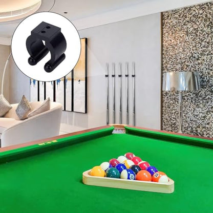INFUNLY 45 Pieces Pool Cue Holder Clips 3 Sizes Wall Mounted Fishing Rod Clips Billiards Cue Rack Clamps Snooker Cue Locating Clips for Fishing Pole Storage Billiards Cue Snooker Cue