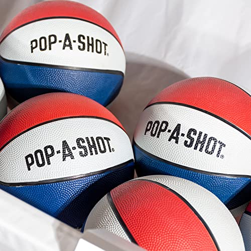 Pop-A-Shot - Pro Dual Shot | Commercial Grade Arcade Basketball at Home | Infrared Sensor Scoring | 16 Game Modes | 7 Balls | Foldable Storage