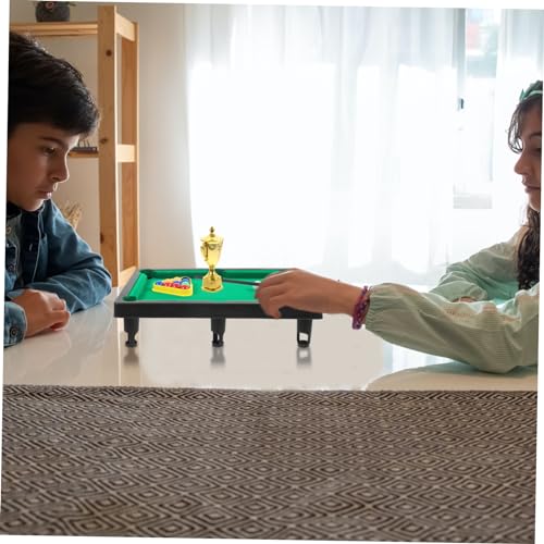 1set Portable Pool Table and Girls Pool Toys Billiards Table Games for Boys and Girls