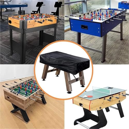 2pcs Billiard Foosball Table Oxford Cloth Cover Waterproof Dustproof Full Coverage Protection for Game Tables