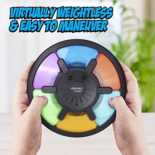 Point Games Handheld Memory Game, Kids Electronic Games, Sequence Fun for Kids with Lights & Sounds, Brain Challenge for Boys & Girls Ages 8+ - style: Memory Flash Wheel