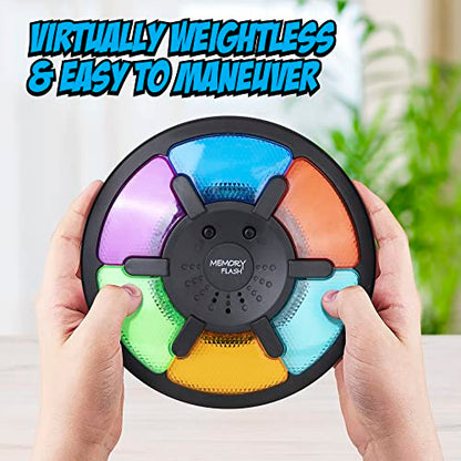 Point Games Handheld Memory Game, Kids Electronic Games, Sequence Fun for Kids with Lights & Sounds, Brain Challenge for Boys & Girls Ages 8+ - style: Memory Flash Wheel