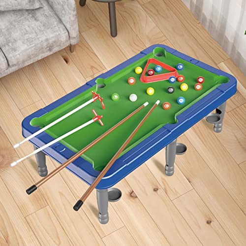 Portable Mini Tabletop Billiards Home Use Desktop Bowling Game Toy Games Desktop Snooker Pool Table Set for Kids Adults Boys Girls, upgrade