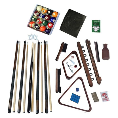 Hathaway Deluxe Billiards Accessory Kit - color: Walnut Finish