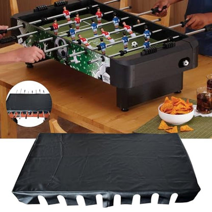 foosbaII Table Cover - Outdoor 210D Waterproof Accessories, Resilient Synthetic Accessory Housing Unit | for 56.10x29.13x5.12in Snow Protection Oxford Soccer Home Table Cover Protection
