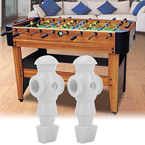 Zer one Table Soccer Men Player 2 PCS Foosball Players Replacement for Table Fun Game Toys - color: White