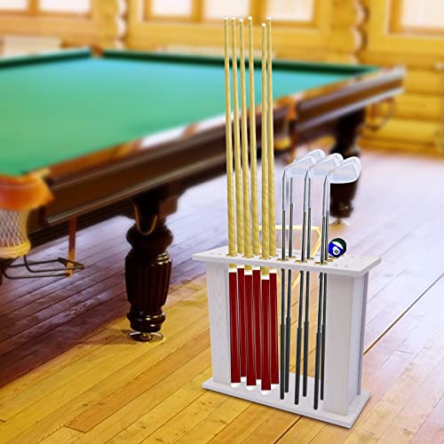 Club Organizer Holder Billiards & Pool Cue Rack, Corner Billiards Stick Display Stand Cues & Ball, Pool Sticks (style 2) - style: style 2
