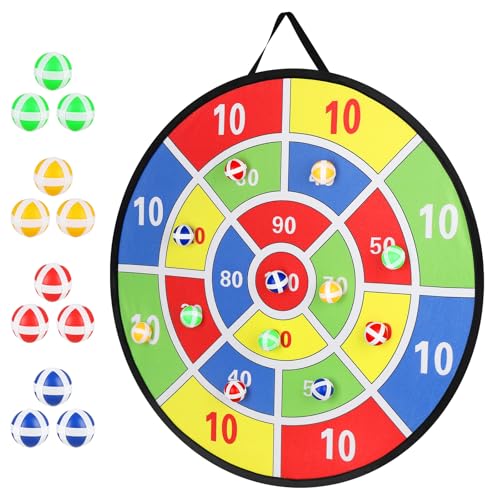 Accmor 29" Large Dart Board for Kids, Kids Dart Board with Sticky Balls, Boys Toys, Backyard Indoor Outdoor Fun Party Play Game Toys Gifts for Boys Girls