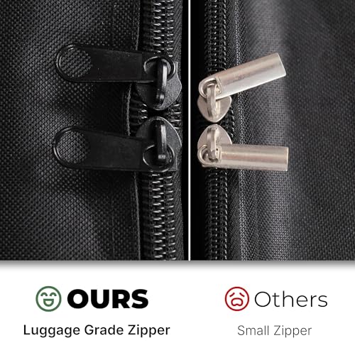 SPORT BEATS Cornhole Carrying Case for Two Regulation 4x2' Boards | 48.5x24.5x9" , Luggage Grade Zipper, Padded Shoulder Strap, 600D Oxford, Heavy-Duty