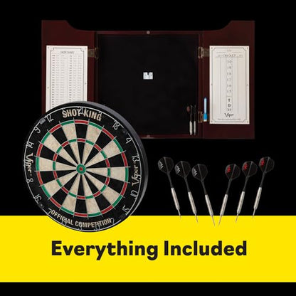 Viper Hudson All-in-One Dart Center - color: Mahogany Finish