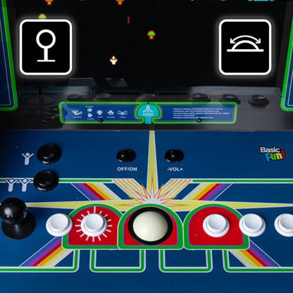 Arcade Classics - Atari Centipede Ultra Series Game Machine, 40 Games, 17" Liquid Crystal Screen - Indoor Cabinet, Retro, Gaming Console, Basement Decoration, Man Cave - style: Centipede Ultra Series